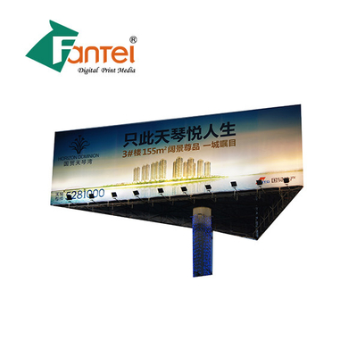 Bandeiras impermeáveis exteriores exteriores laminadas das bandeiras 440gsm do PVC do filme