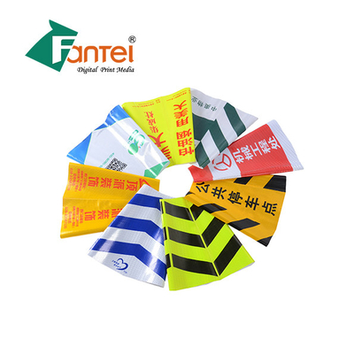 Tráfego Flexãoão Bandeira reFlexãoãoivo A4, material reFlexãoãoivo da segurança do PVC